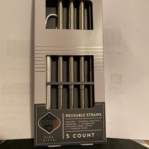 DASHING FINE  Gifts Reusable Stainless Steel Straws